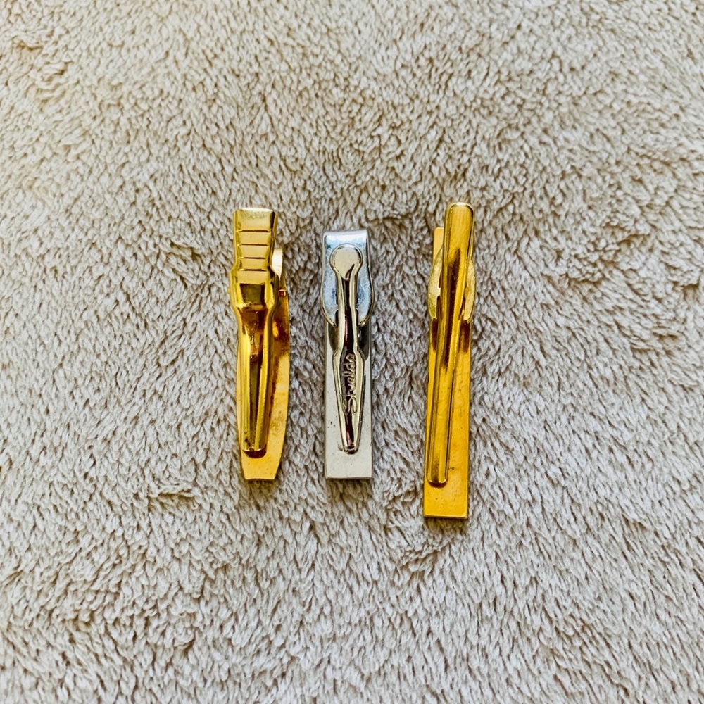 Shield Set of 3 Tie Clips